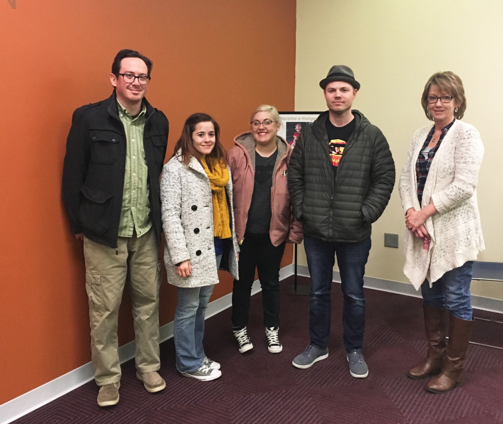 Group photo of Research Jam staff at Gleaners Food Bank